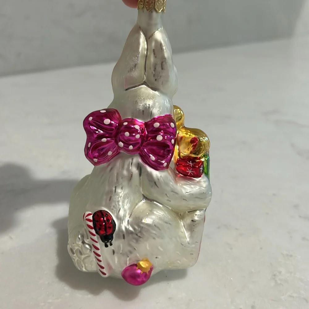 Christopher Radko “Bunny With Present” - Picture 2 of 3